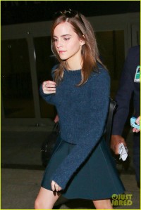 Emma Watson arrives in Los Angeles - Part 2 **USA ONLY**